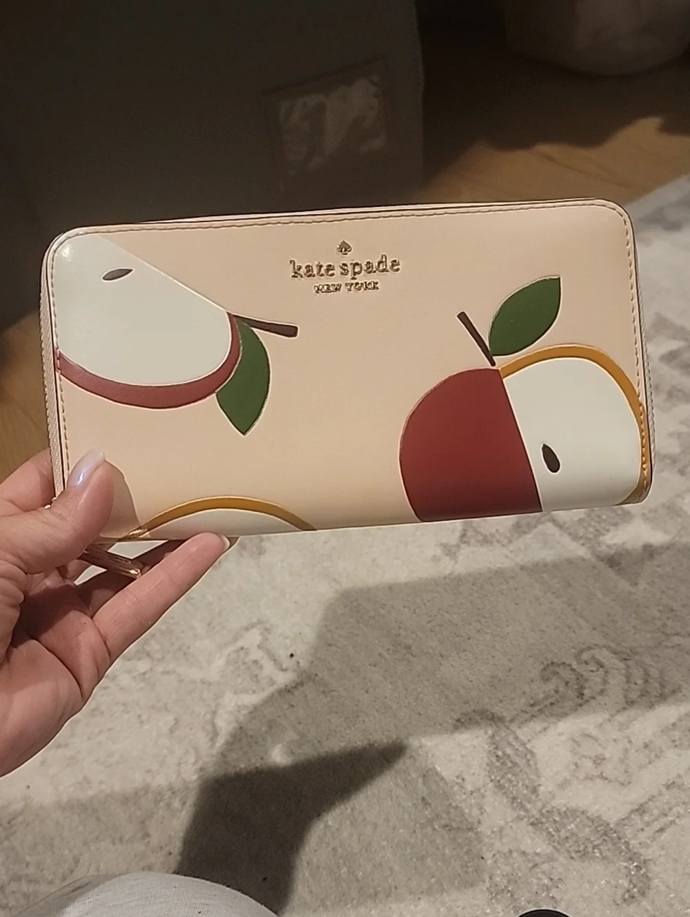 Kate Spade New York Honeycrisp Apple Continental Wallet